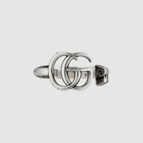 gucci doppia g donna a euro 295|Anello Doppia G con cristalli in Oro .